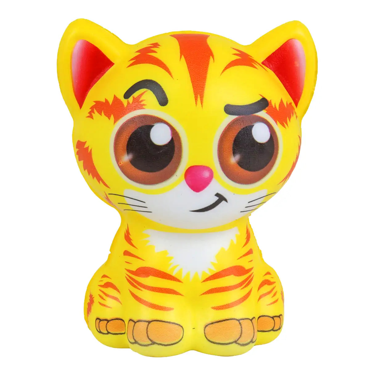 Squishy Antiestrés, Gatito, Color Amarillo