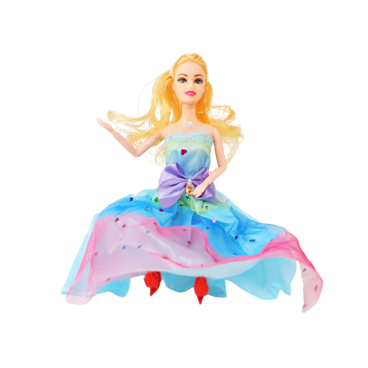 Muñeca Fashion con Vestido Azul