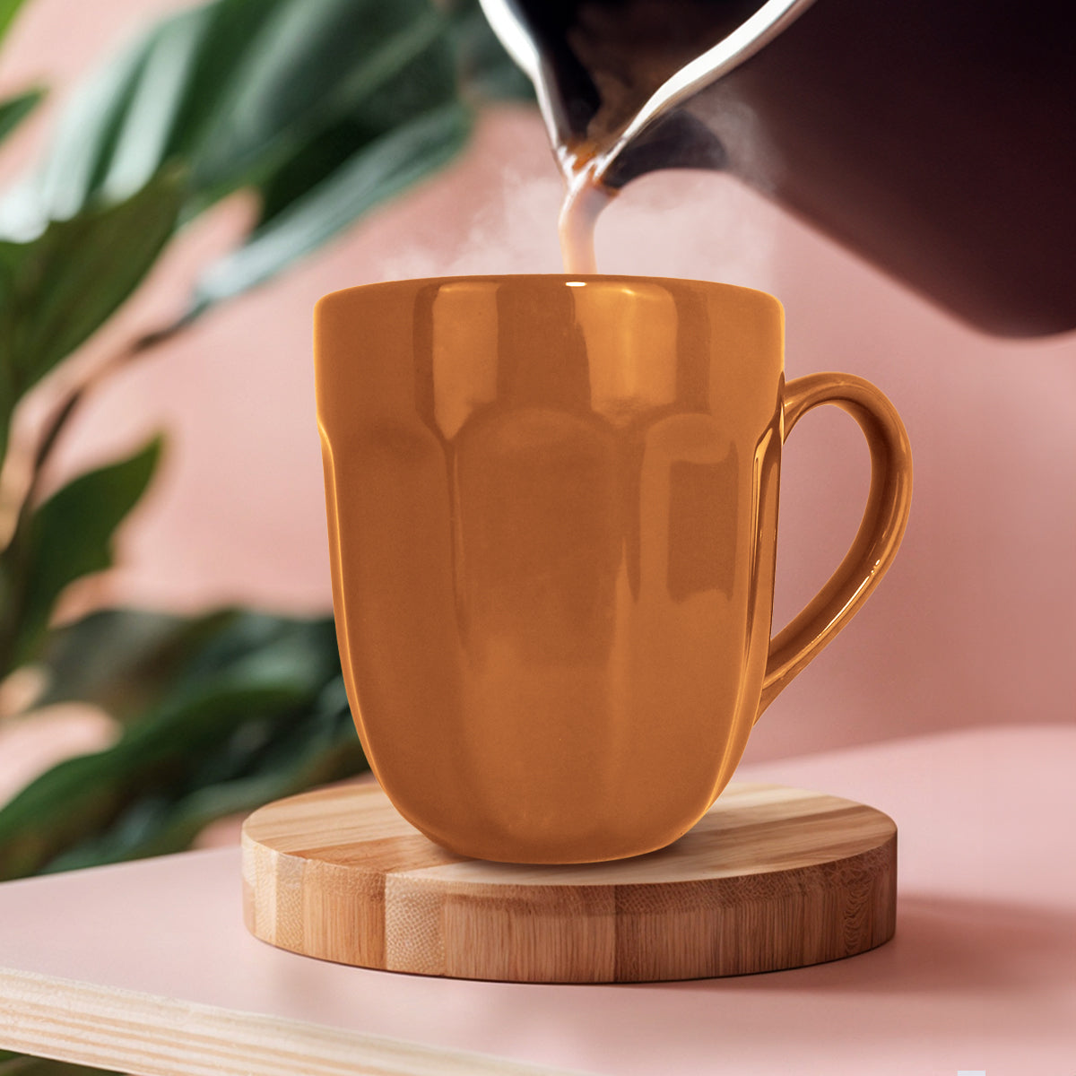 Taza de Cerámica, Color Café