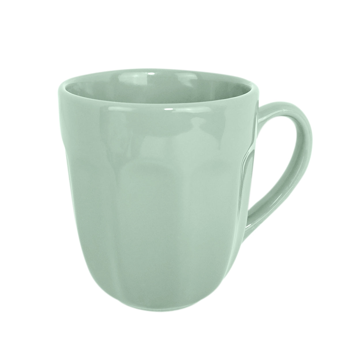 Taza de Cerámica, Color Verde Pastel