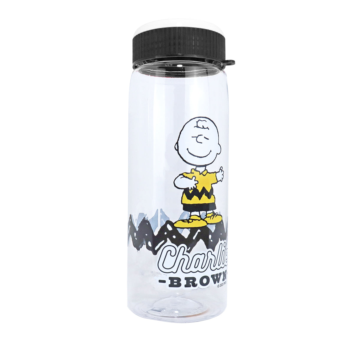 Botella de Agua Charlie Brown, Tapa Negra, 750 ml