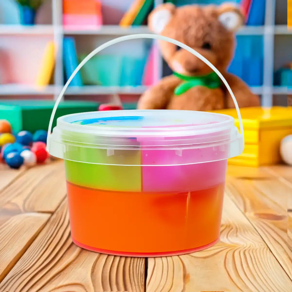 Slime, Cubeta, 4 Colores