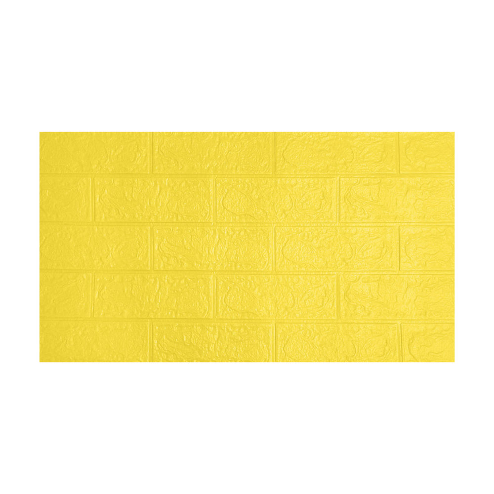 Muro Adhesivo para Interiores, Color Amarillo, 70x77 cm