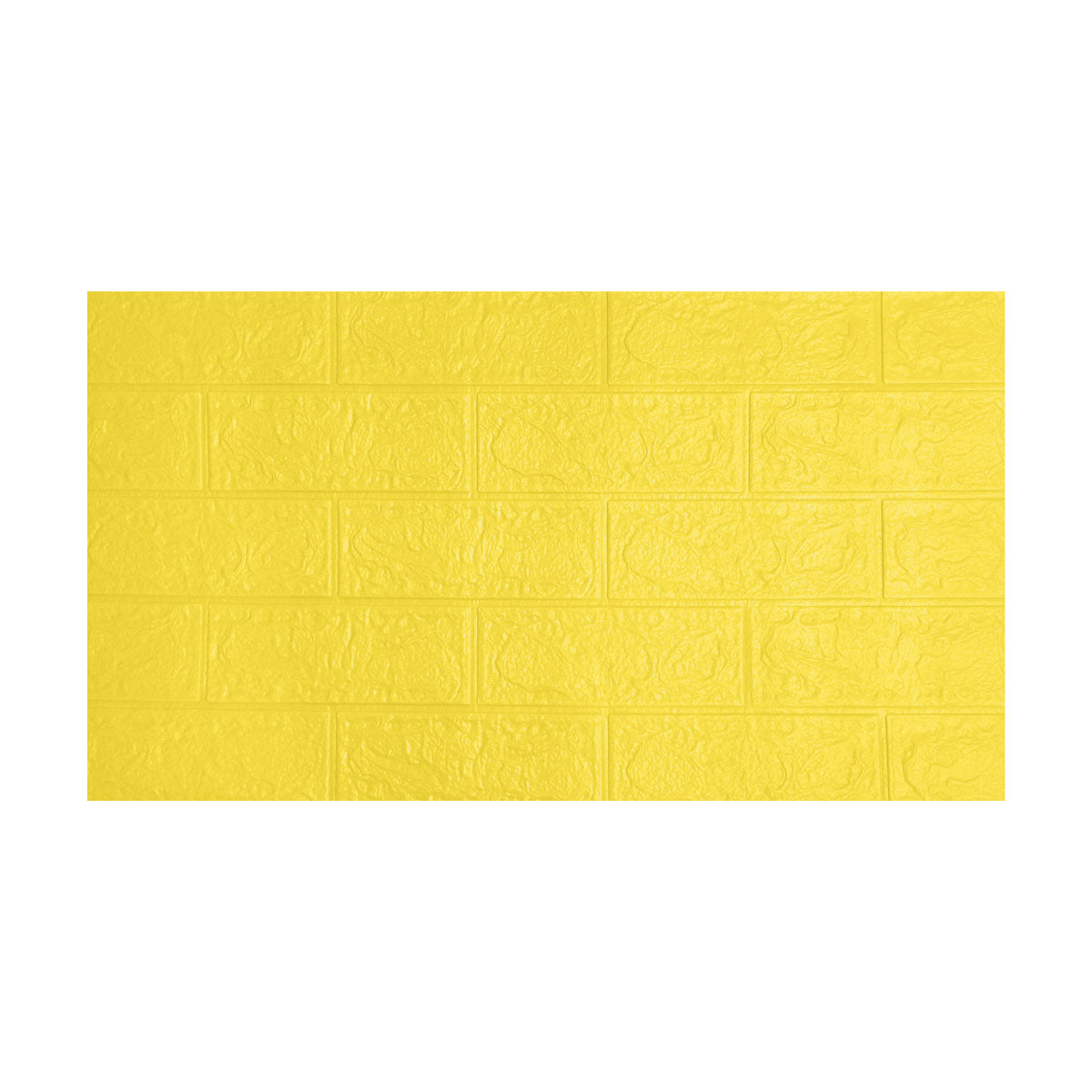 Muro Adhesivo para Interiores, Color Amarillo, 70x77 cm