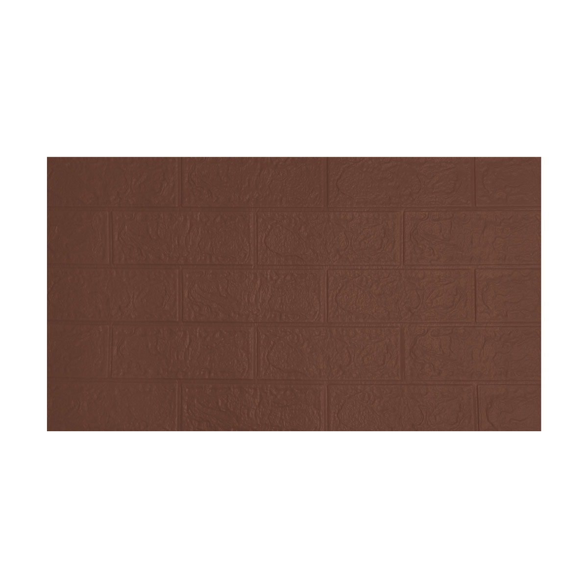 Muro Adhesivo para Interiores, Color Café, 70x77 cm