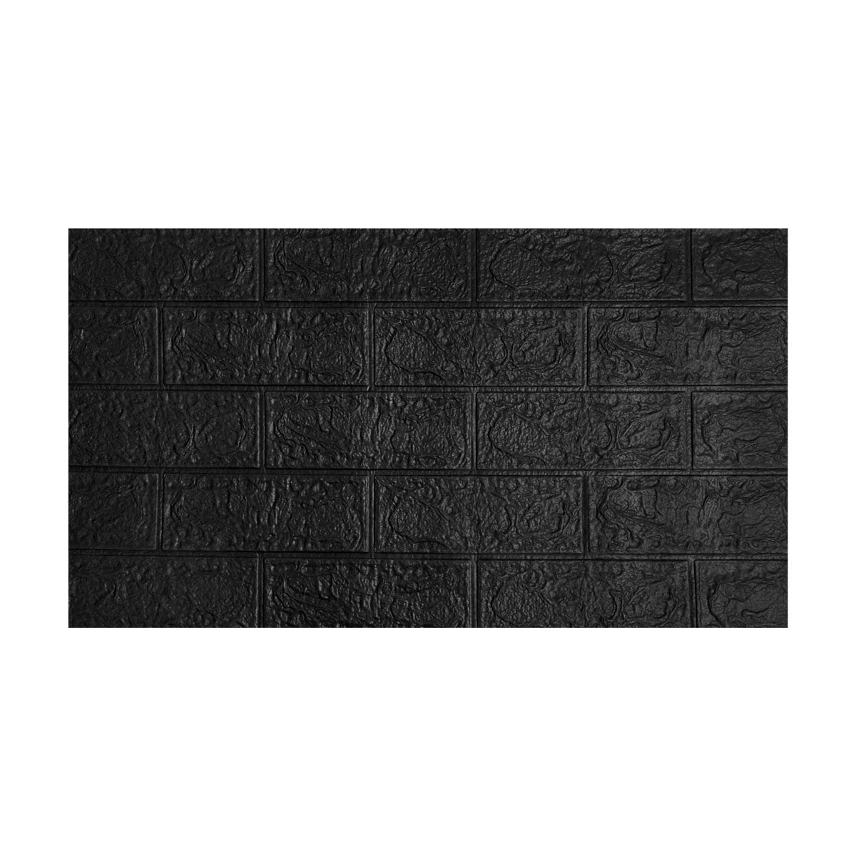 Muro Adhesivo para Interiores, Color Negro, 70x77 cm