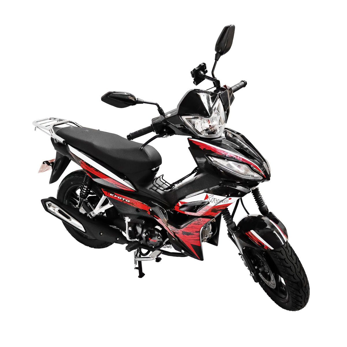 Motocicleta Kiwo Kyoto 125 2025, Color Rojo