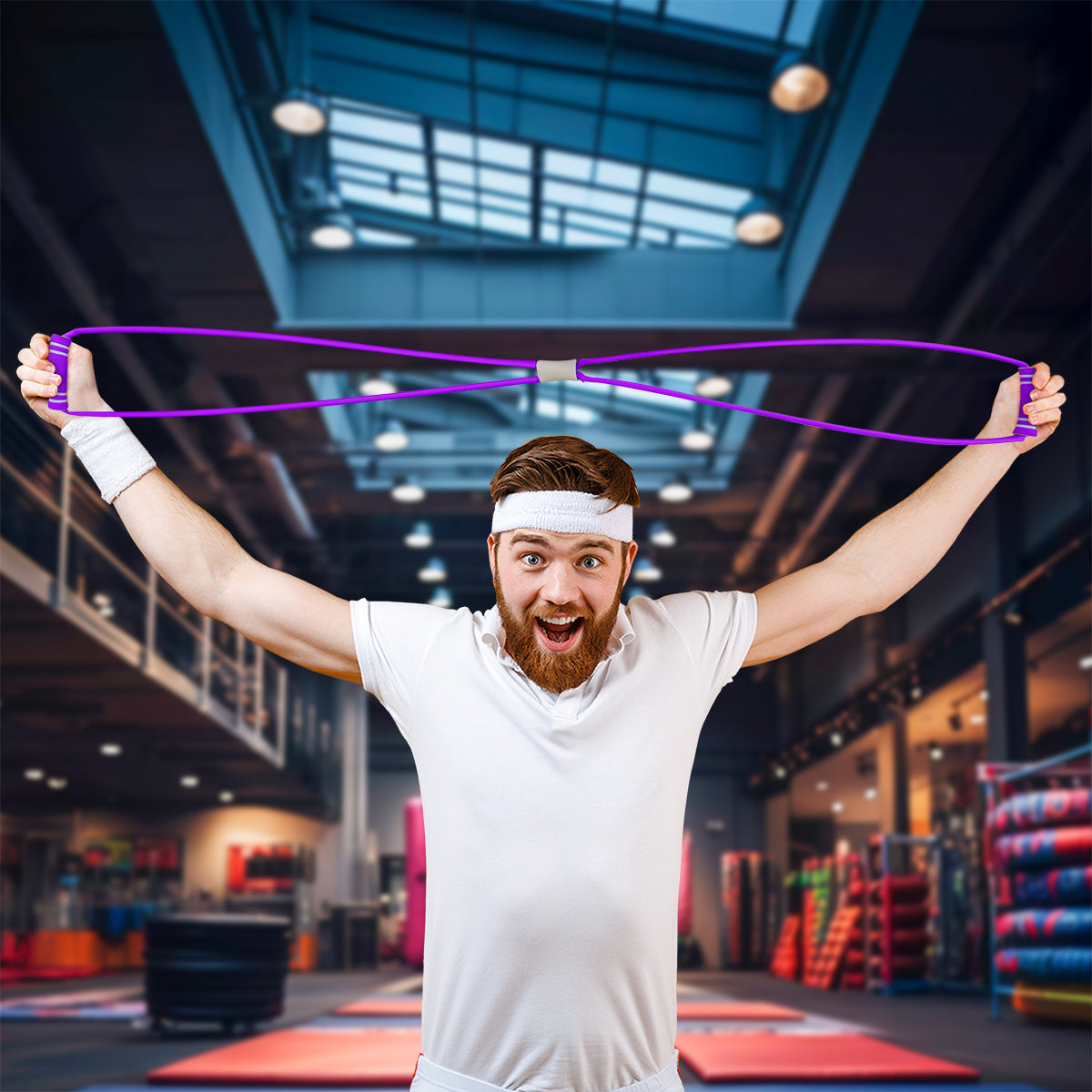 Banda de Resistencia, BODYZEN, Color Morado