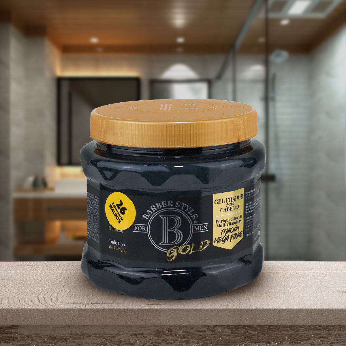 Gel Fijador de Cabello Barber Style For Men, 1 Kg