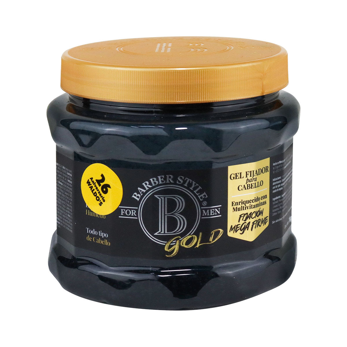 Gel Fijador de Cabello Barber Style For Men, 1 Kg