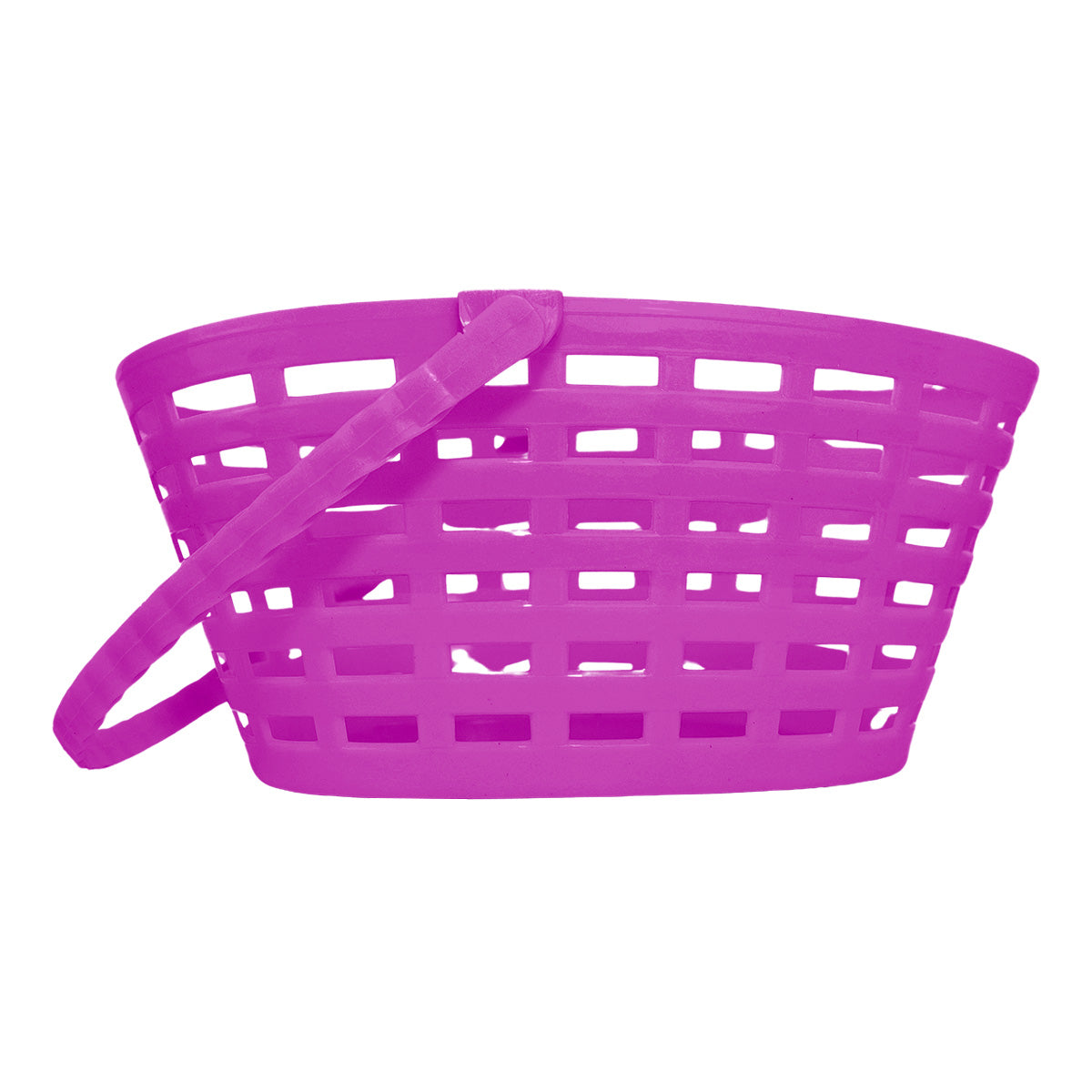 Canasta de Plástico en Forma de Huevo, Color Morado