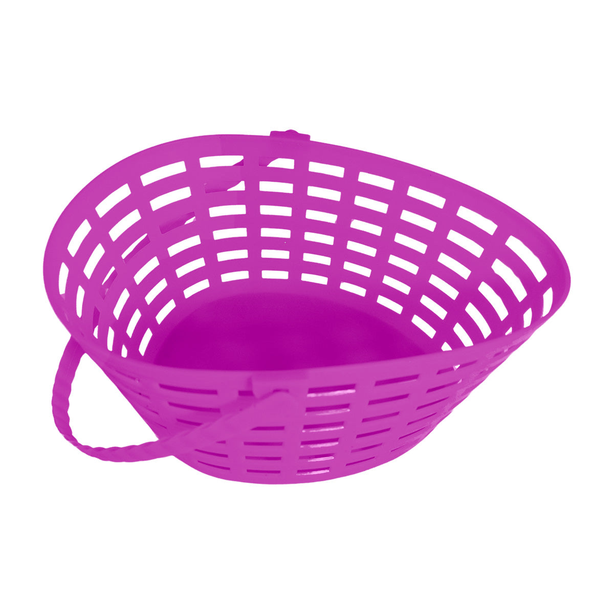 Canasta de Plástico en Forma de Huevo, Color Morado