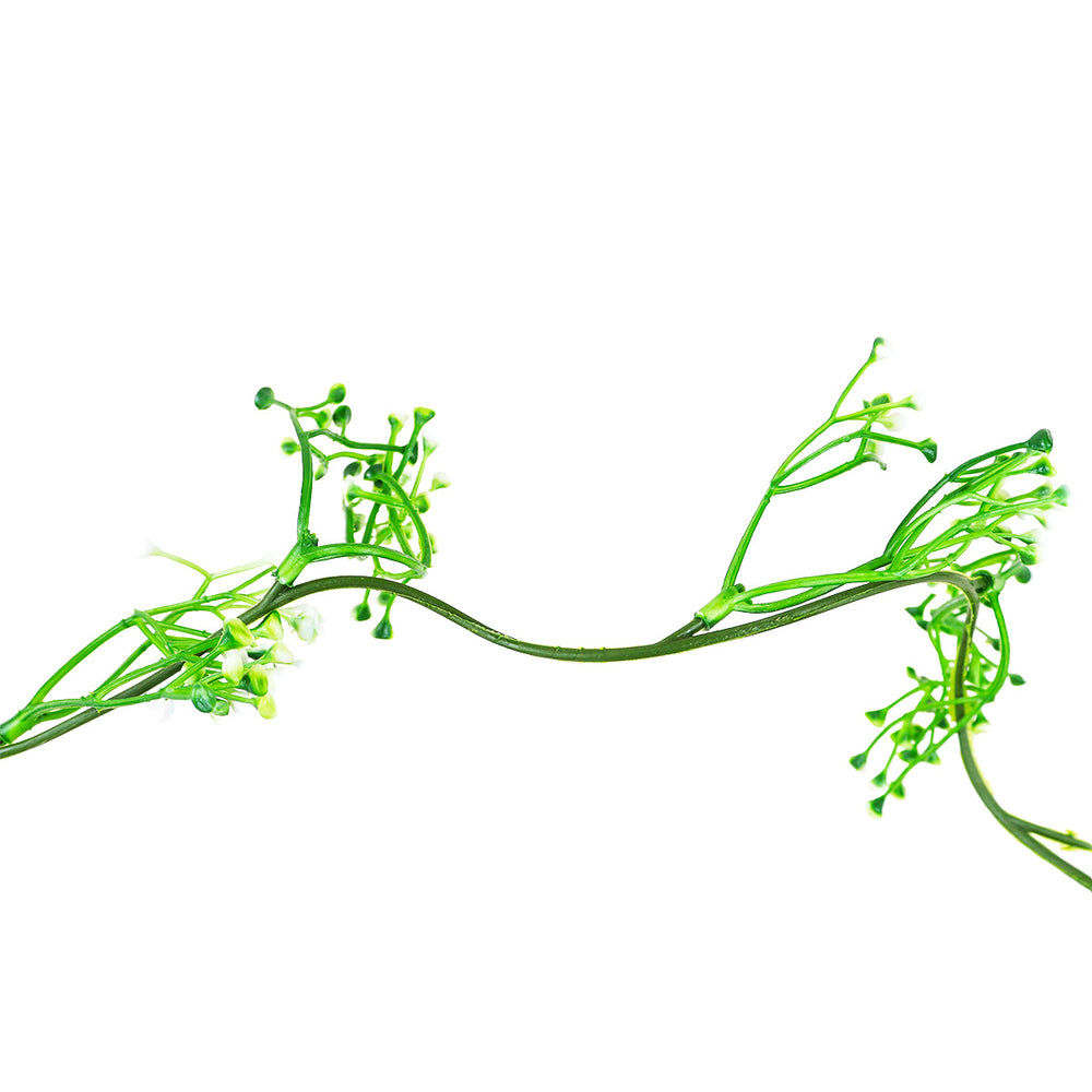 Enredadera Artificial con Flores Blancas