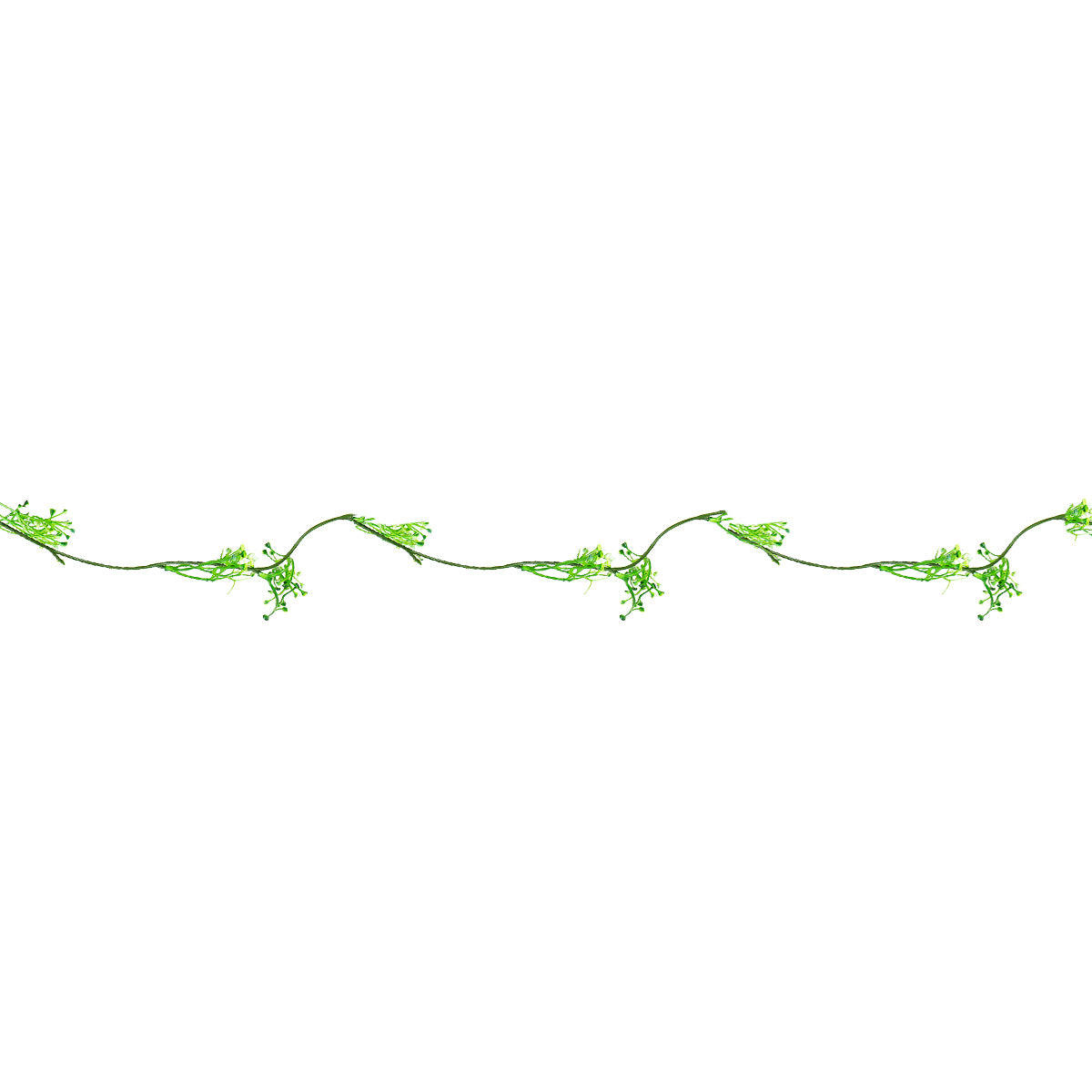 Enredadera Artificial con Flores Blancas