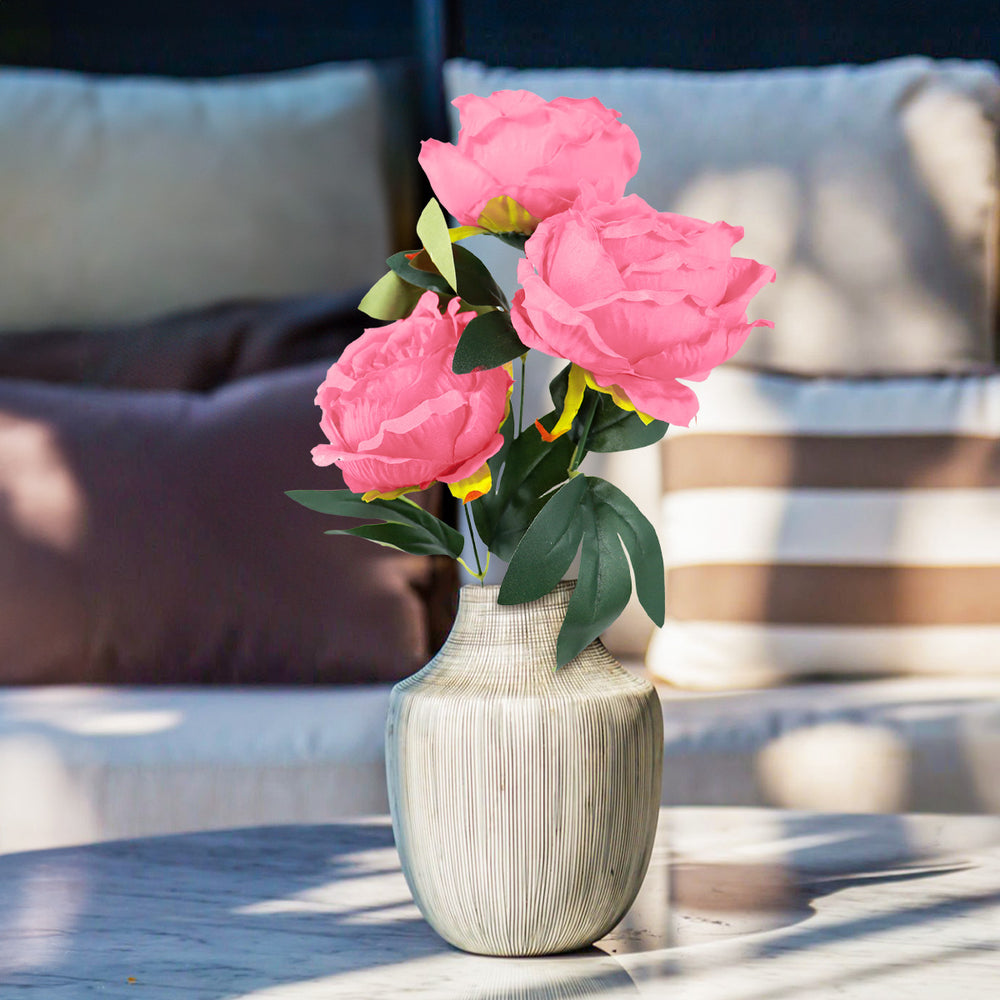 Rosas Artificiales, Color Rosa