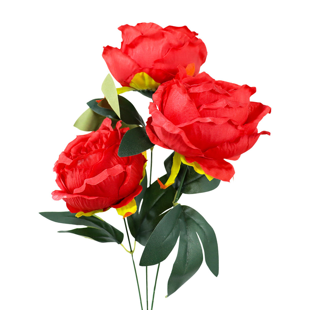 Rosas Artificiales, Color Rojo