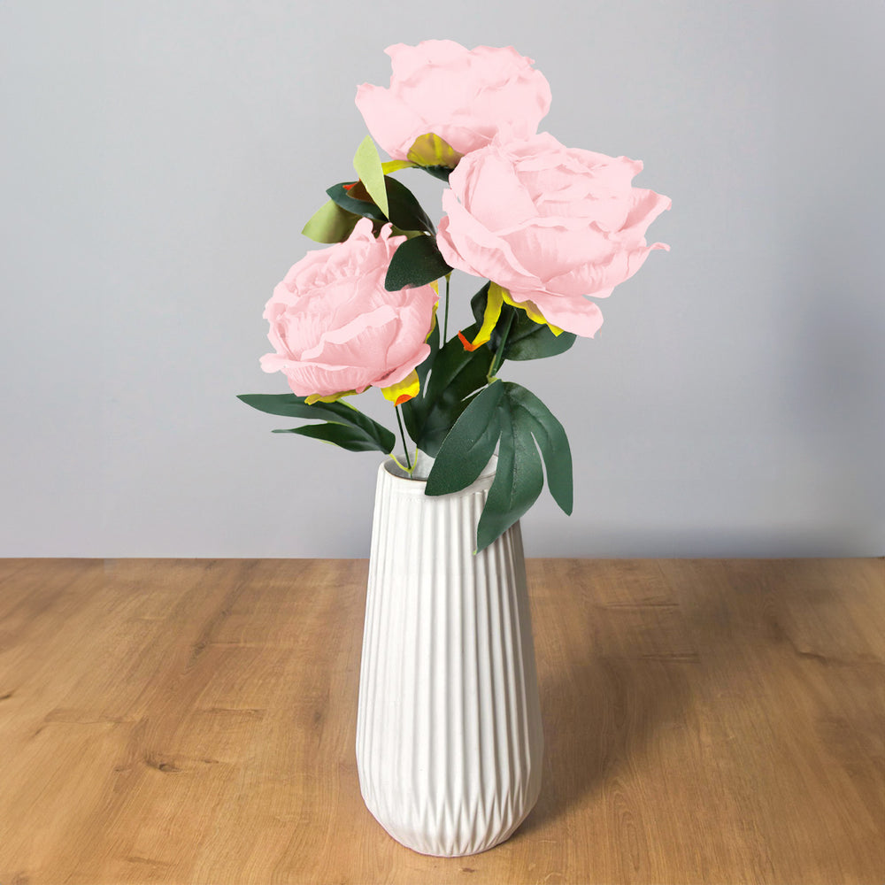 Rosas Artificiales, Color Rosa Claro