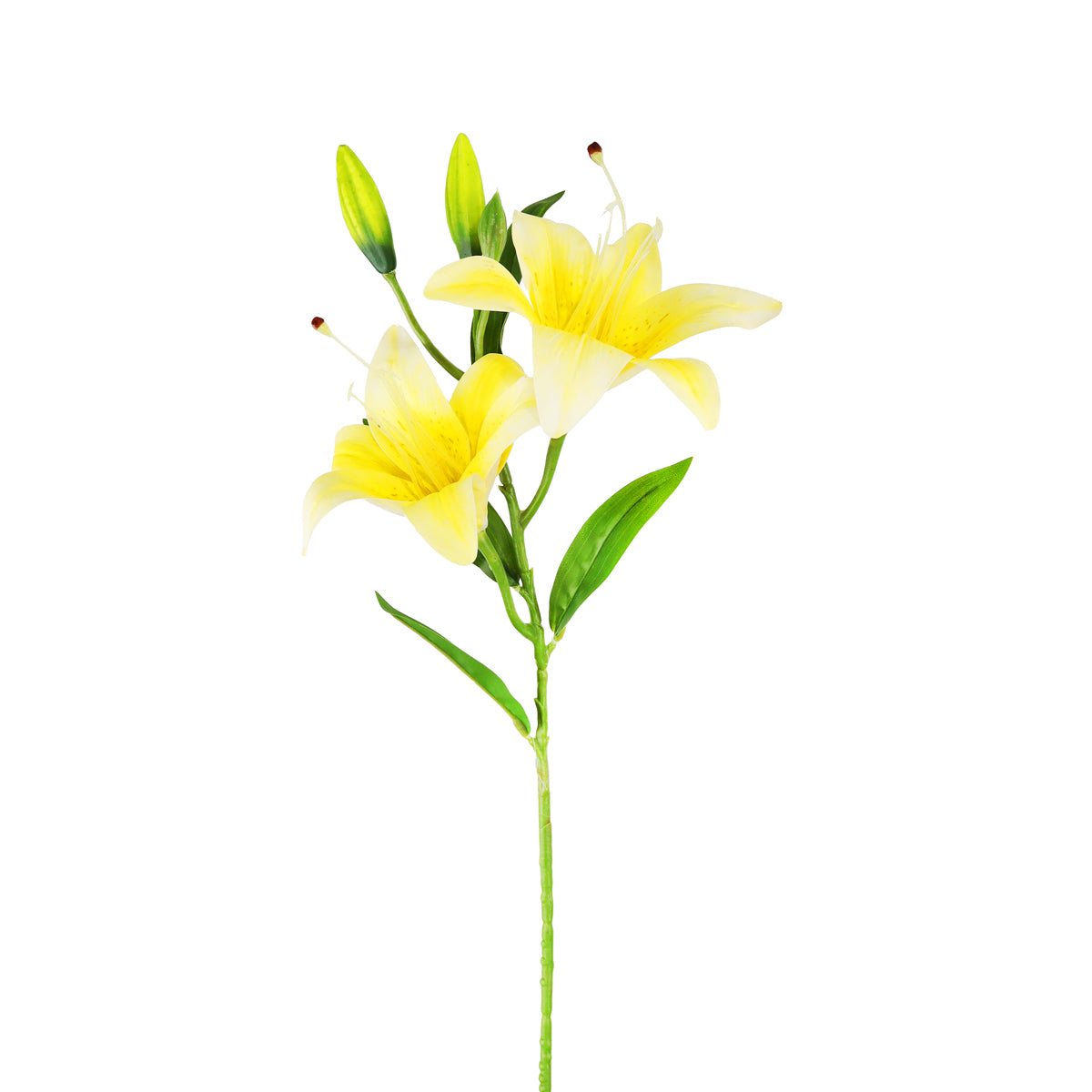 Flores Artificiales, Lirio, Color Amarillo