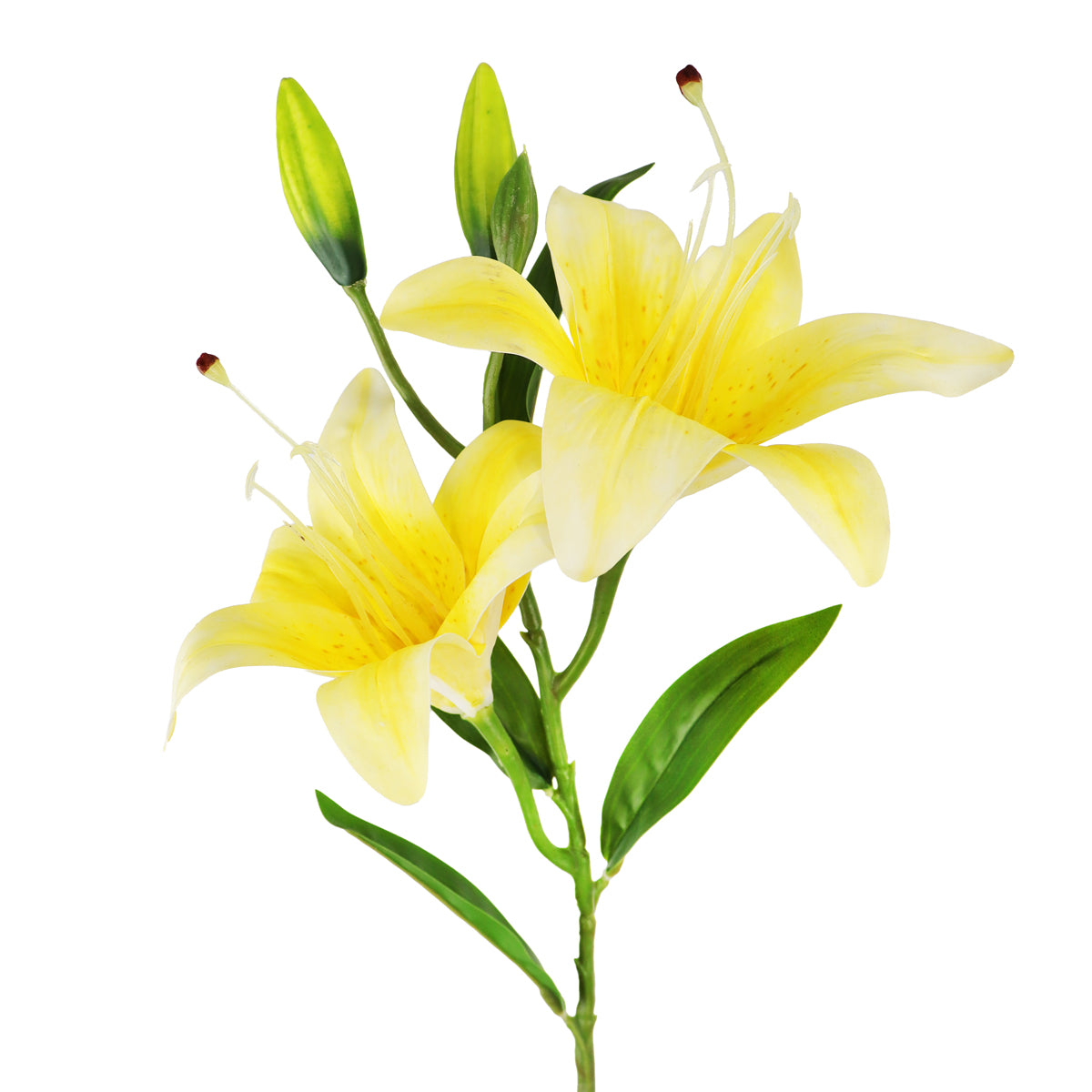 Flores Artificiales, Lirio, Color Amarillo