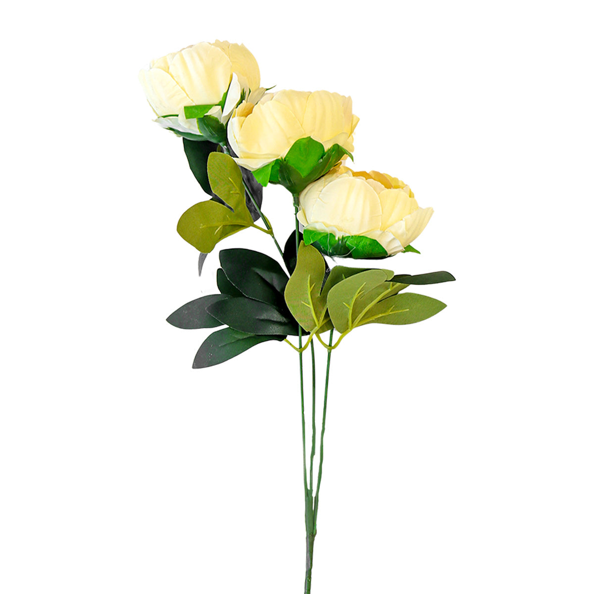 Peonías Artificiales, Color Amarillo