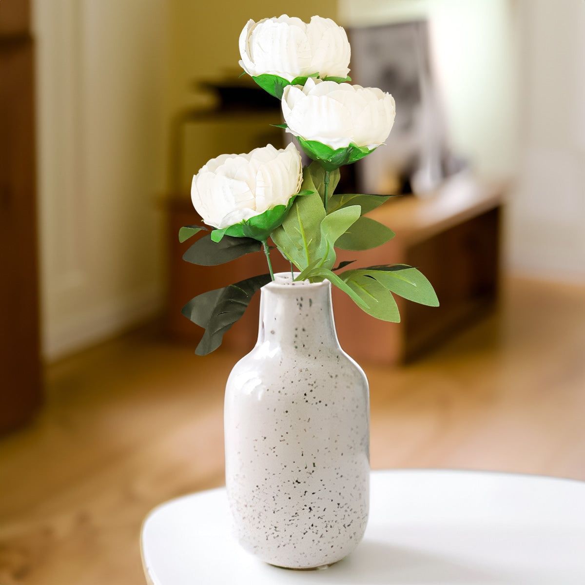 Peonías Artificiales, Color Beige