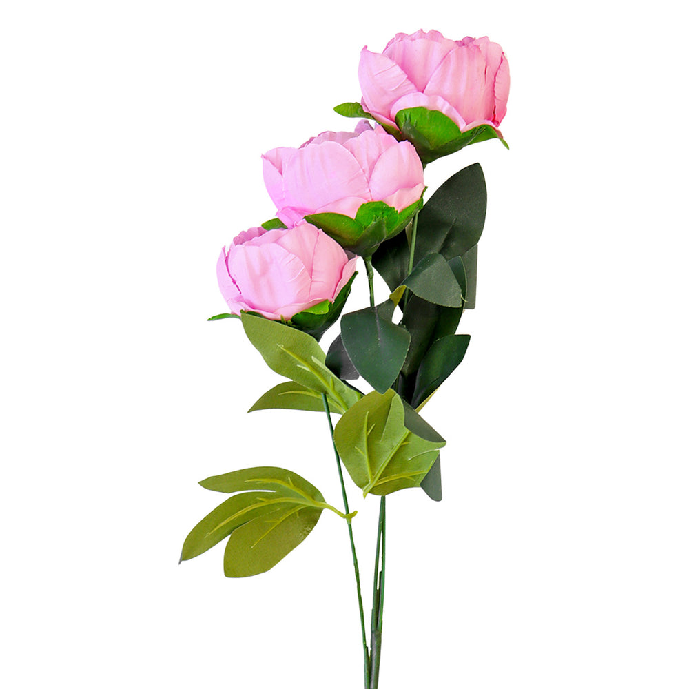 Peonías Artificiales, Color Rosa Oscuro