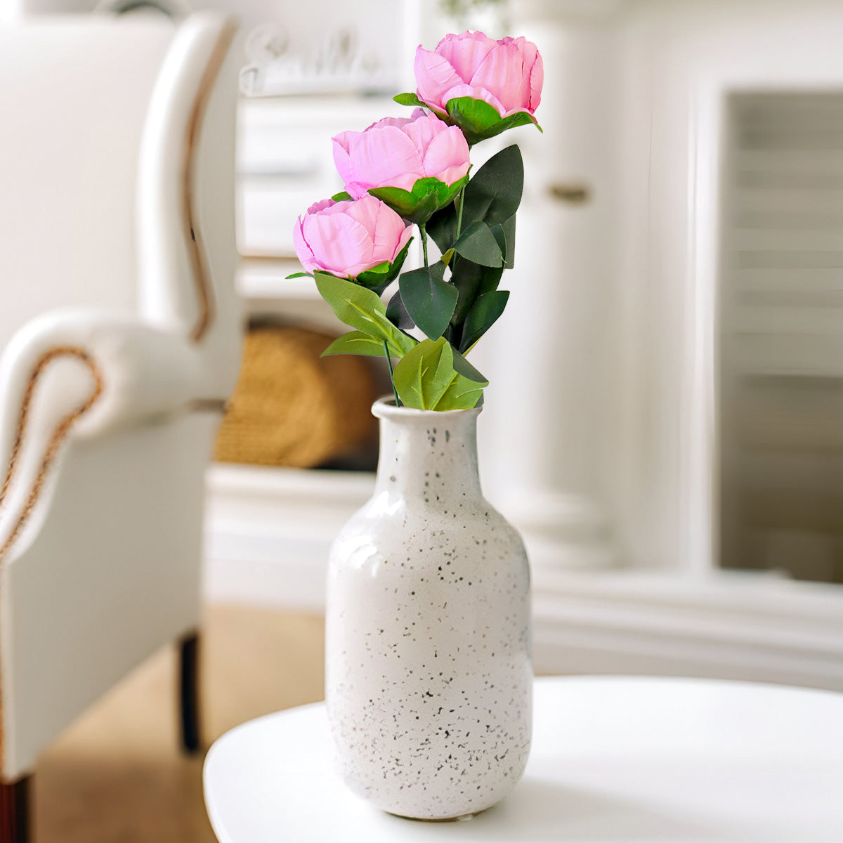 Peonías Artificiales, Color Rosa Oscuro