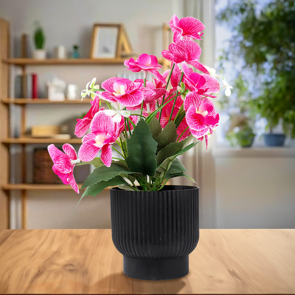 Maceta con Flor Artificial, 25 cm