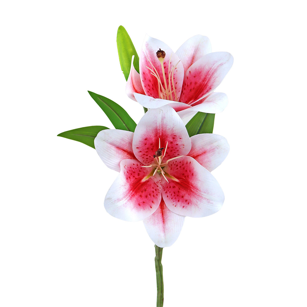 Flor Artificial, Lirio, Color Rosa