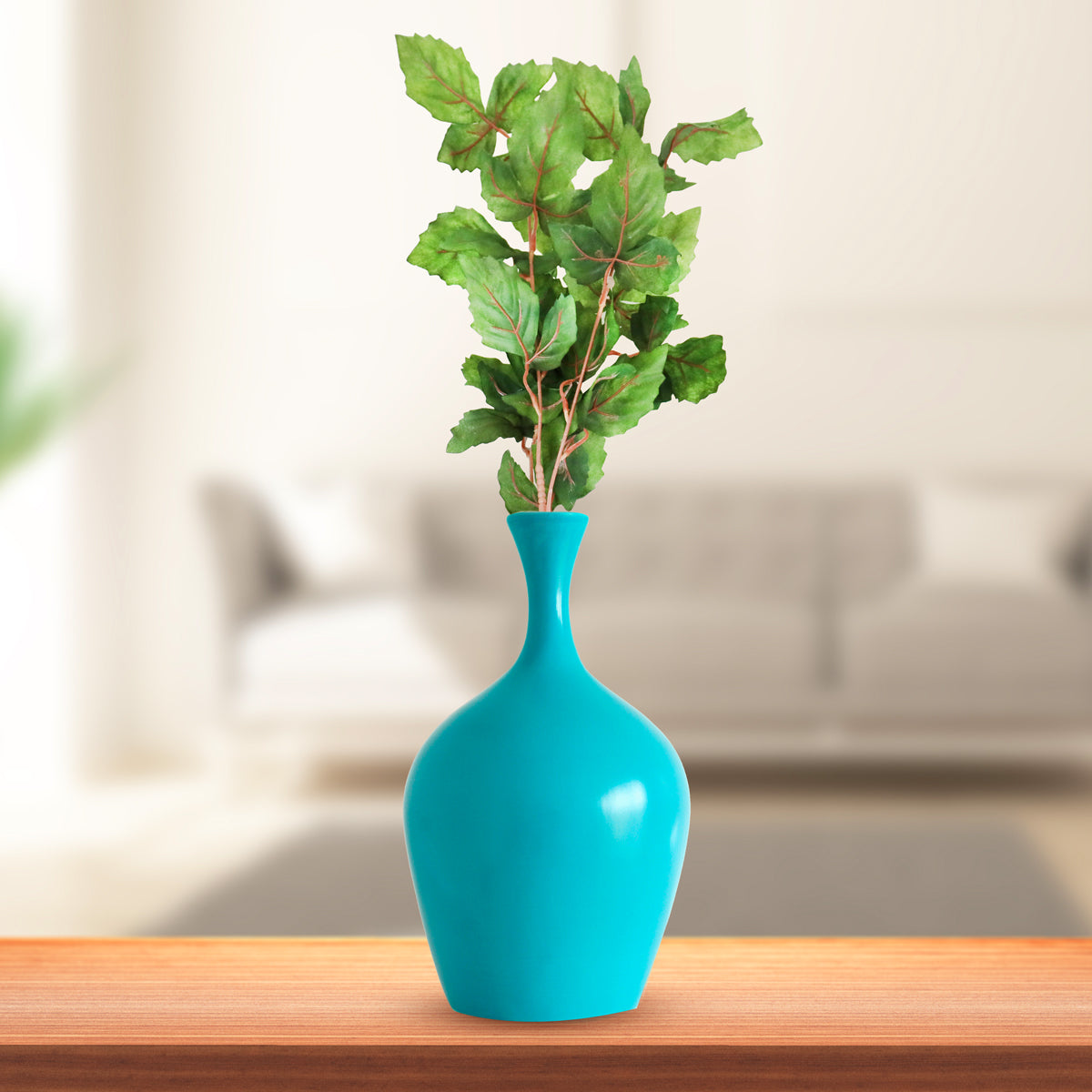 Planta, Hojas Artificiales, Color Verde