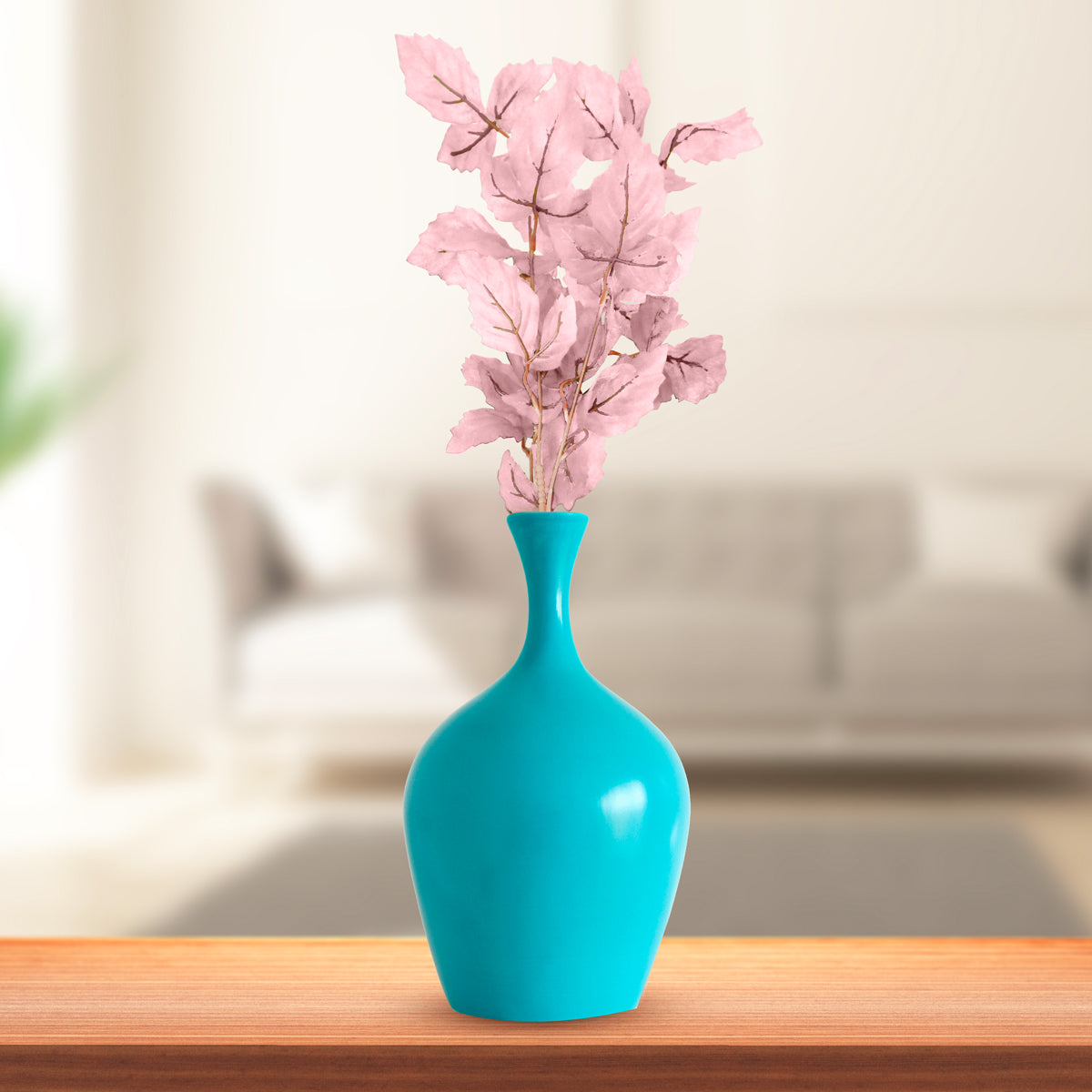 Planta, Hojas Artificiales, Color Rosa