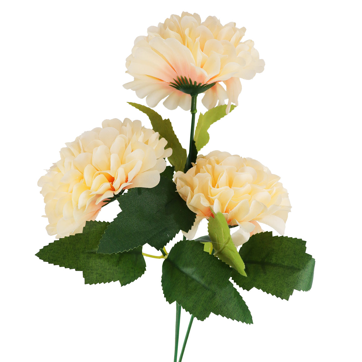 Crisantemo, Flores Artificiales, Color Durazno