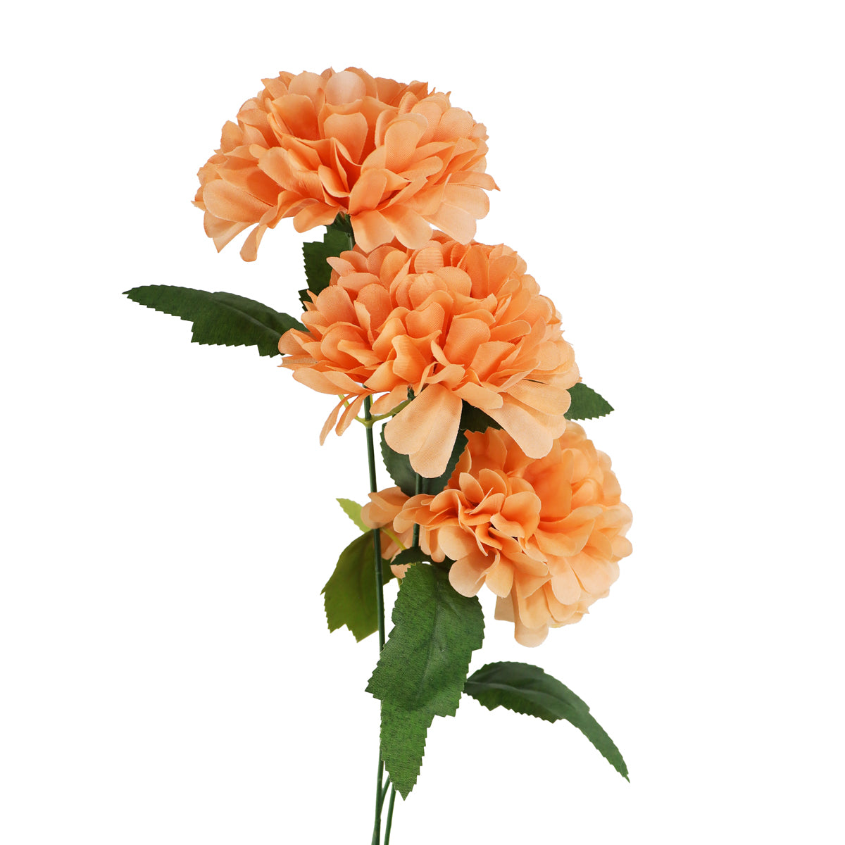 Crisantemo, Flores Artificiales, Color Melón