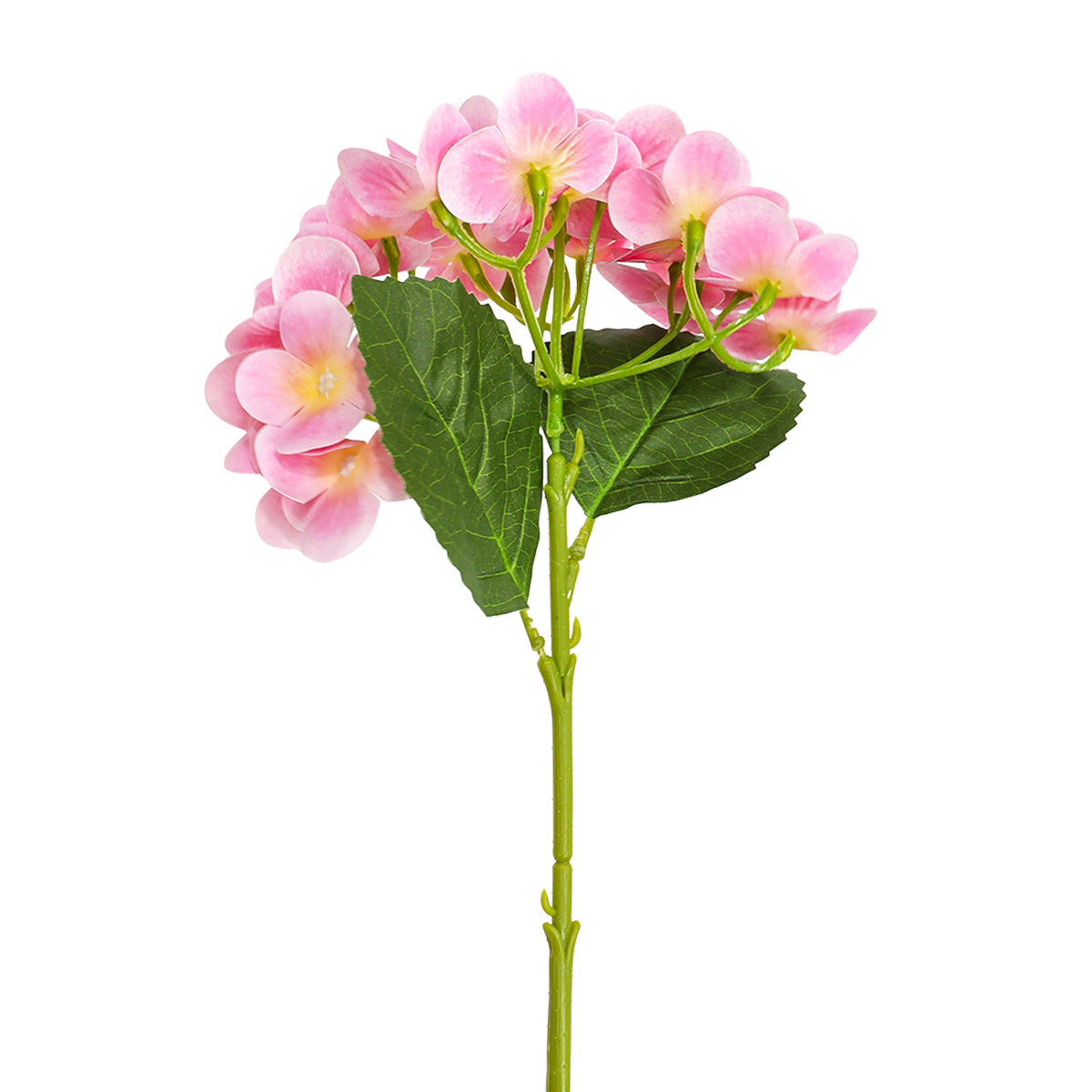 Hortensia Artificial, Color Rosa, 40 cm