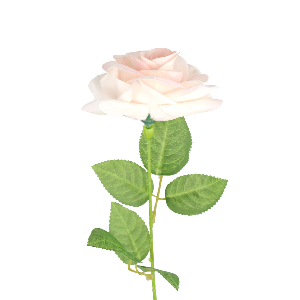 Rosa Artificial, Color Durazno, 50 cm