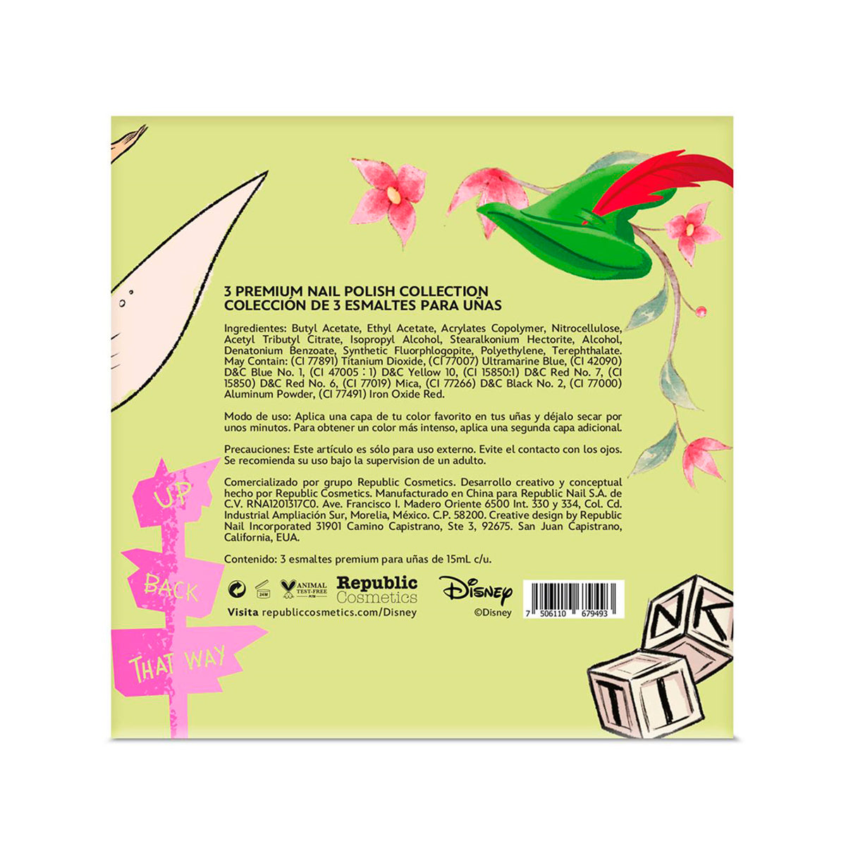 Set de Esmaltes de Uñas de Alta Duración, Disney 100