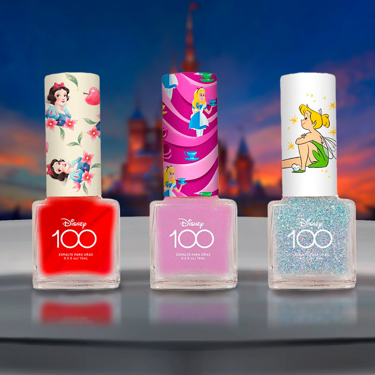Set de Esmaltes de Uñas de Alta Duración, Disney 100
