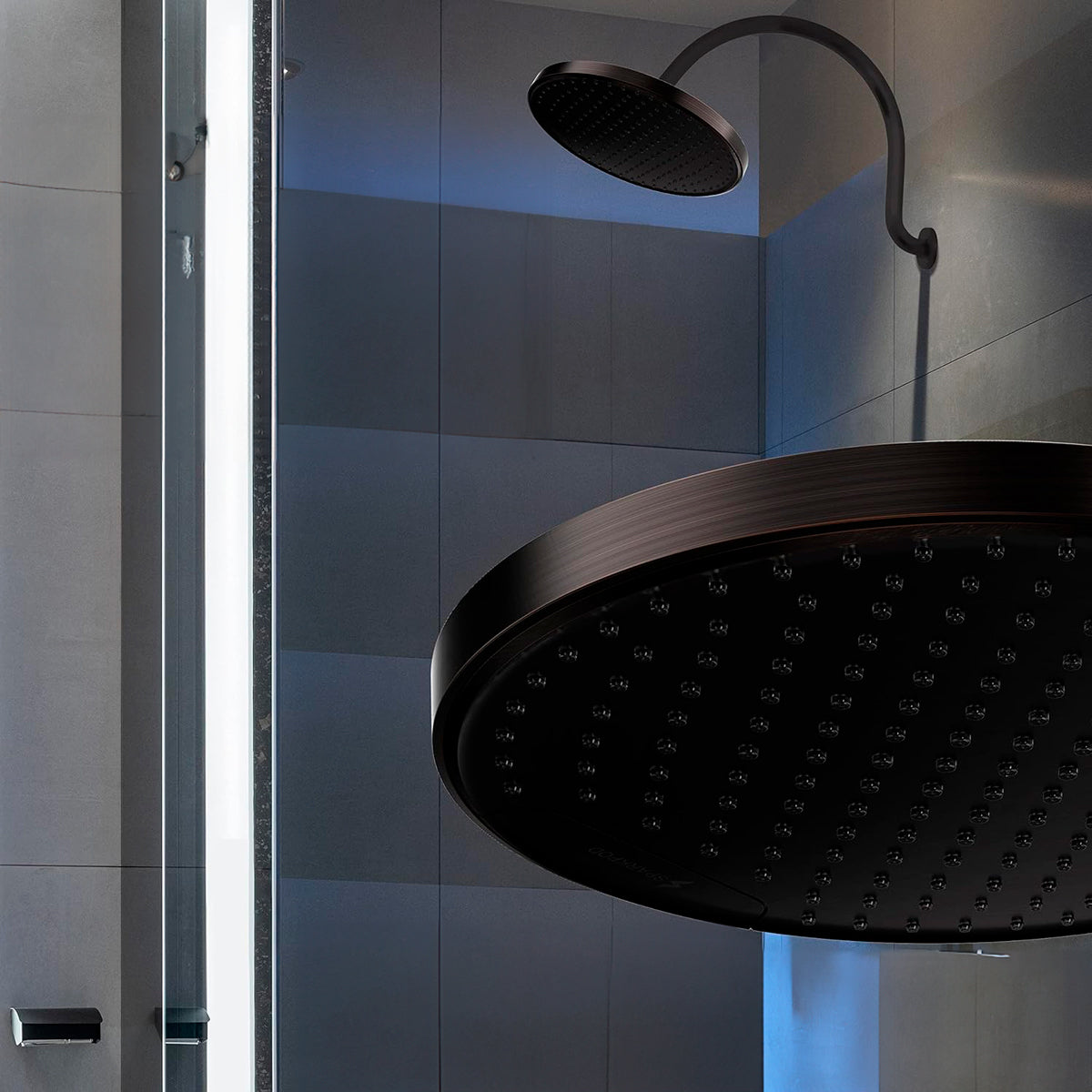 Cabezal de Ducha de 10 Pulgadas color Negro, SparkPod