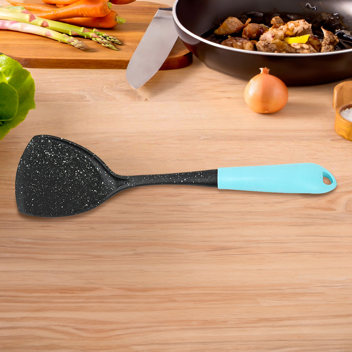 Volteador, Inkanto, Color Negro con Mango Azul