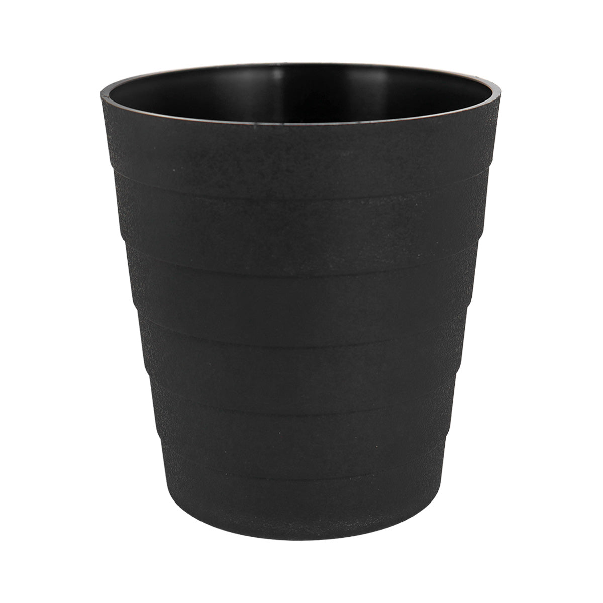Maceta de Plástico, 15x14 cm, Color Negro