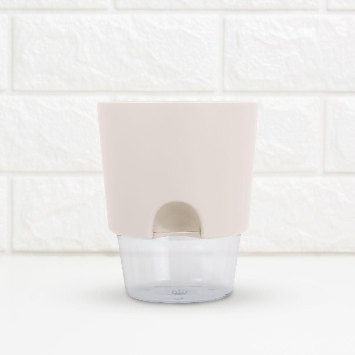 Maceta de Autorriego, Color Beige