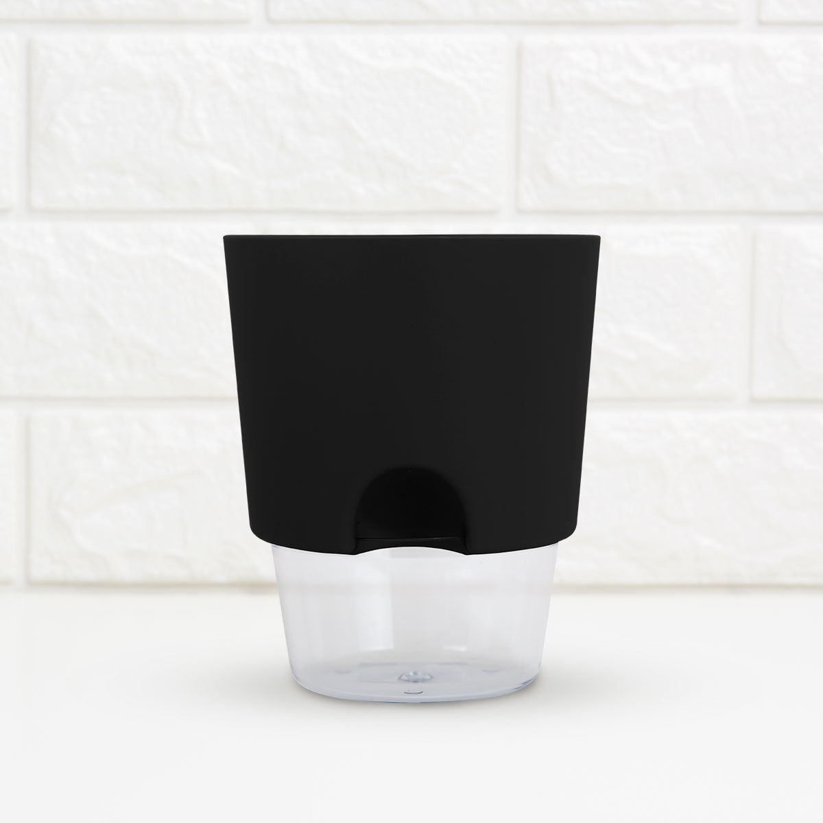 Maceta de Autorriego, Color Negro