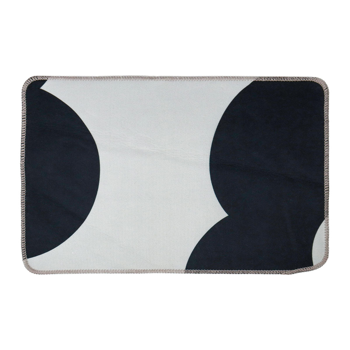 Tapete Minimalista con Mancha Negra, 40x60 cm