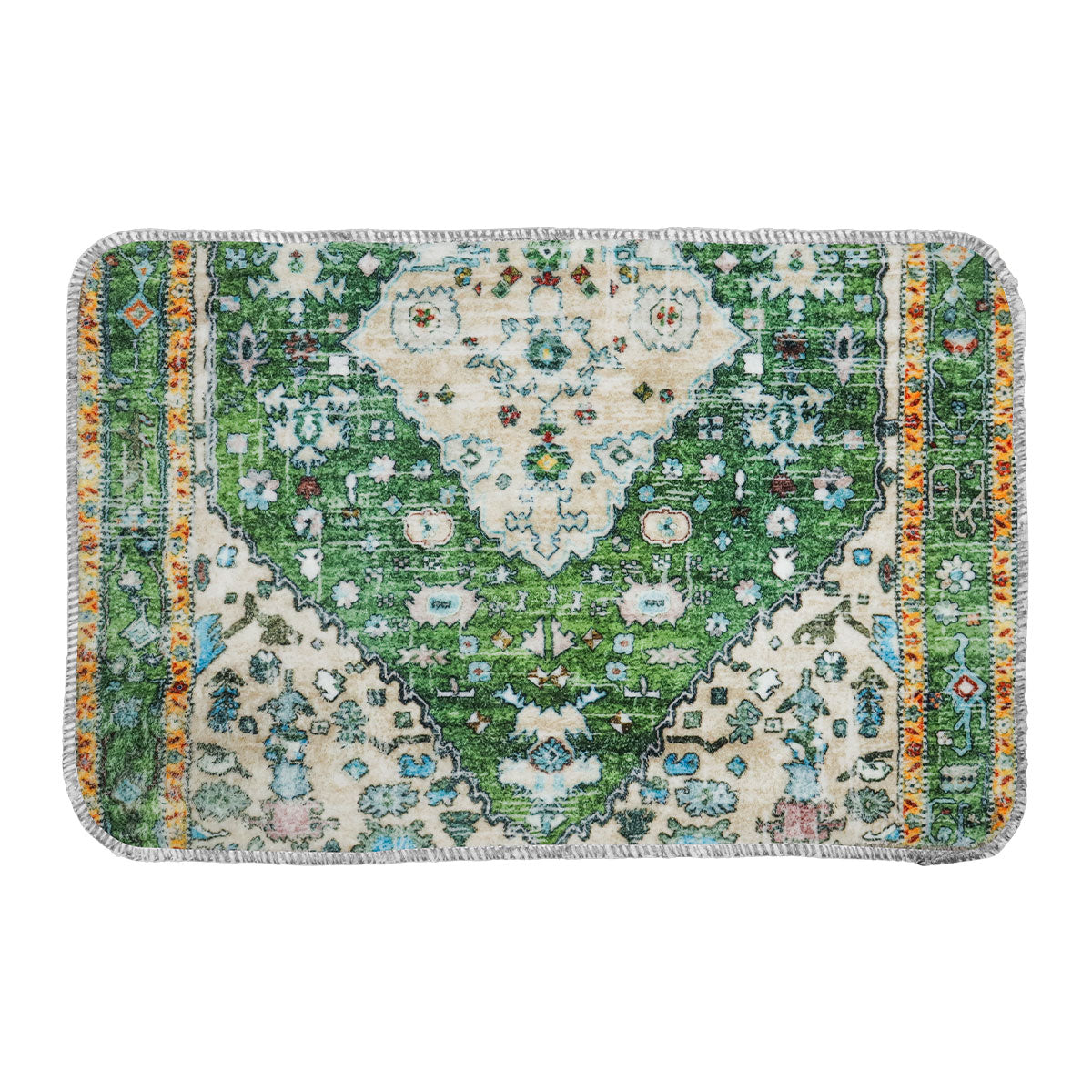 Tapete Diseño Bohemio, Color Verde, 40x60 cm