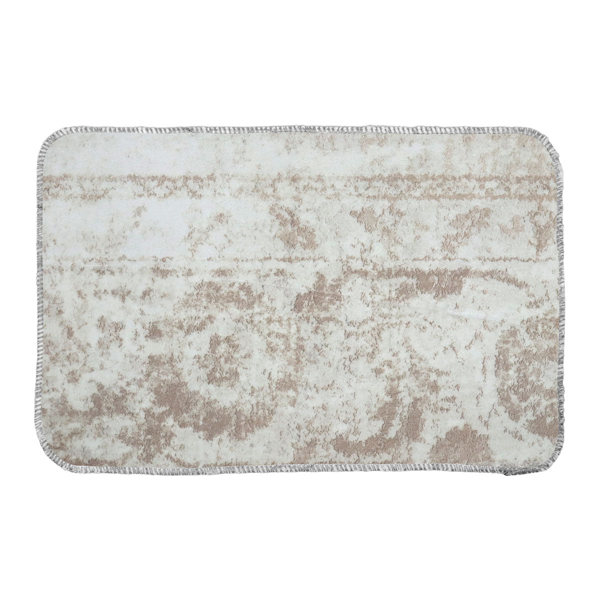 Tapete Diseño Jaspeado, Color Beige, 40x60 cm