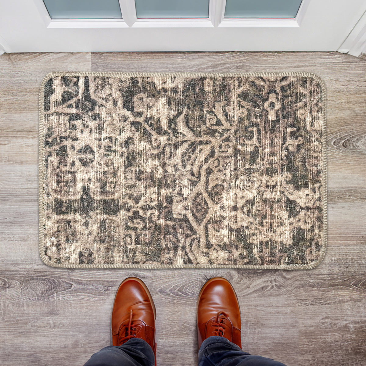 Tapete, Diseño Deslavado Bohemio, 40x60 cm