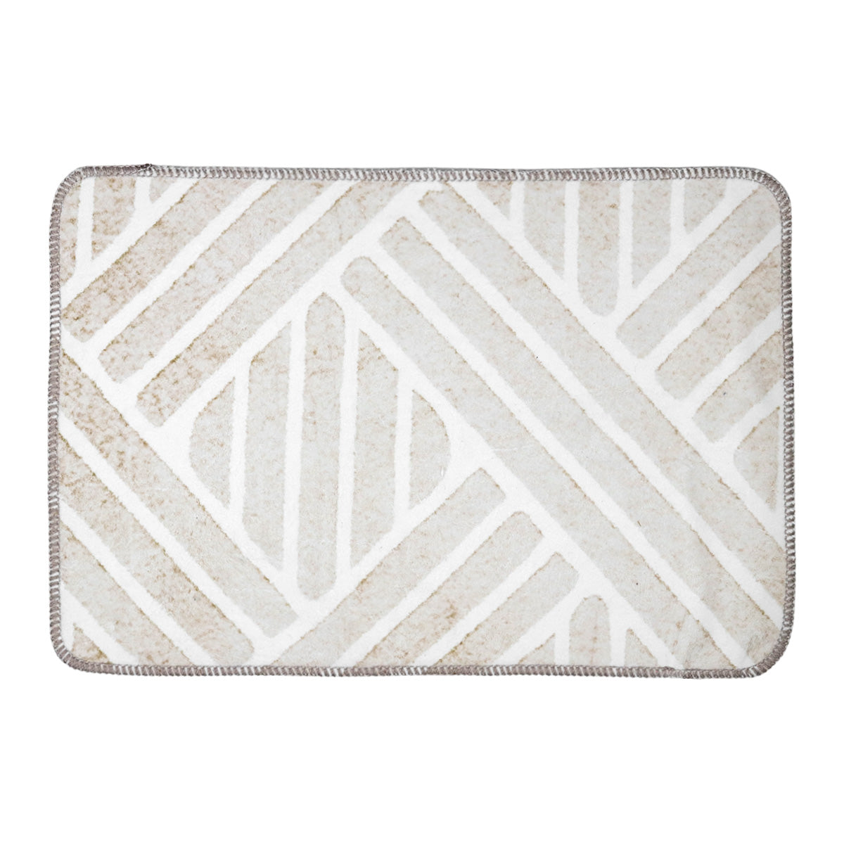 Tapete Diseño Líneas Beige, 40x60 cm