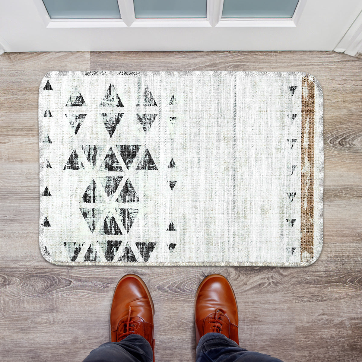 Tapete, Diseño Líneas Grises, 40x60 cm