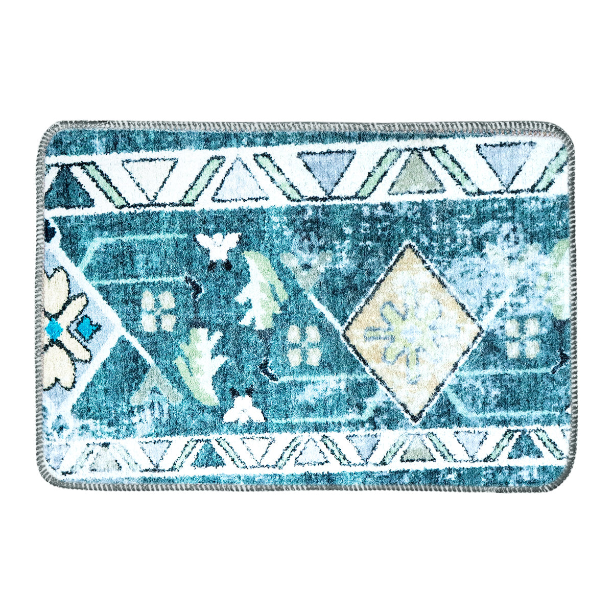 Tapete, Diseño Bohemio Verde, 40x60 cm