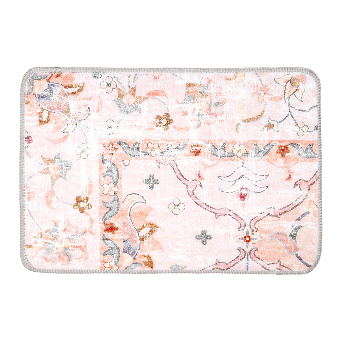 Tapete, Diseño Bohemio de Flores Rosas, 40x60 cm